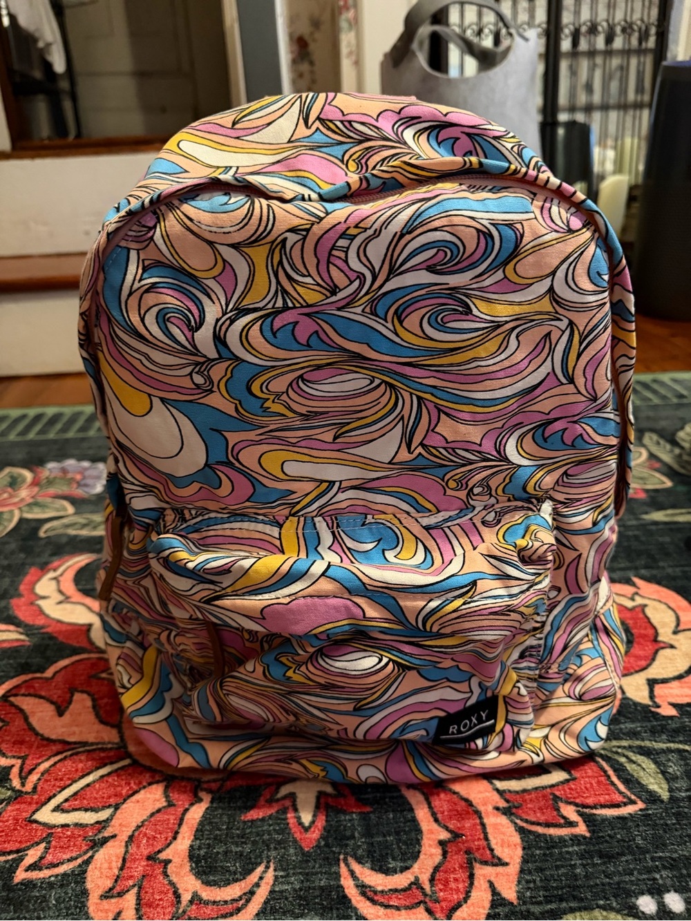 🌈 Roxy Psychedelic Swirl Mini Backpack